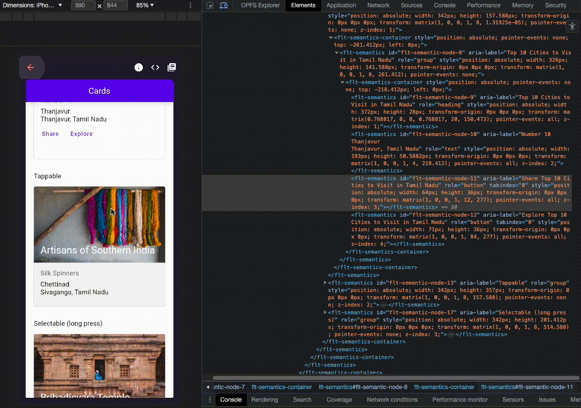 Accessibility in Flutter on the Web
